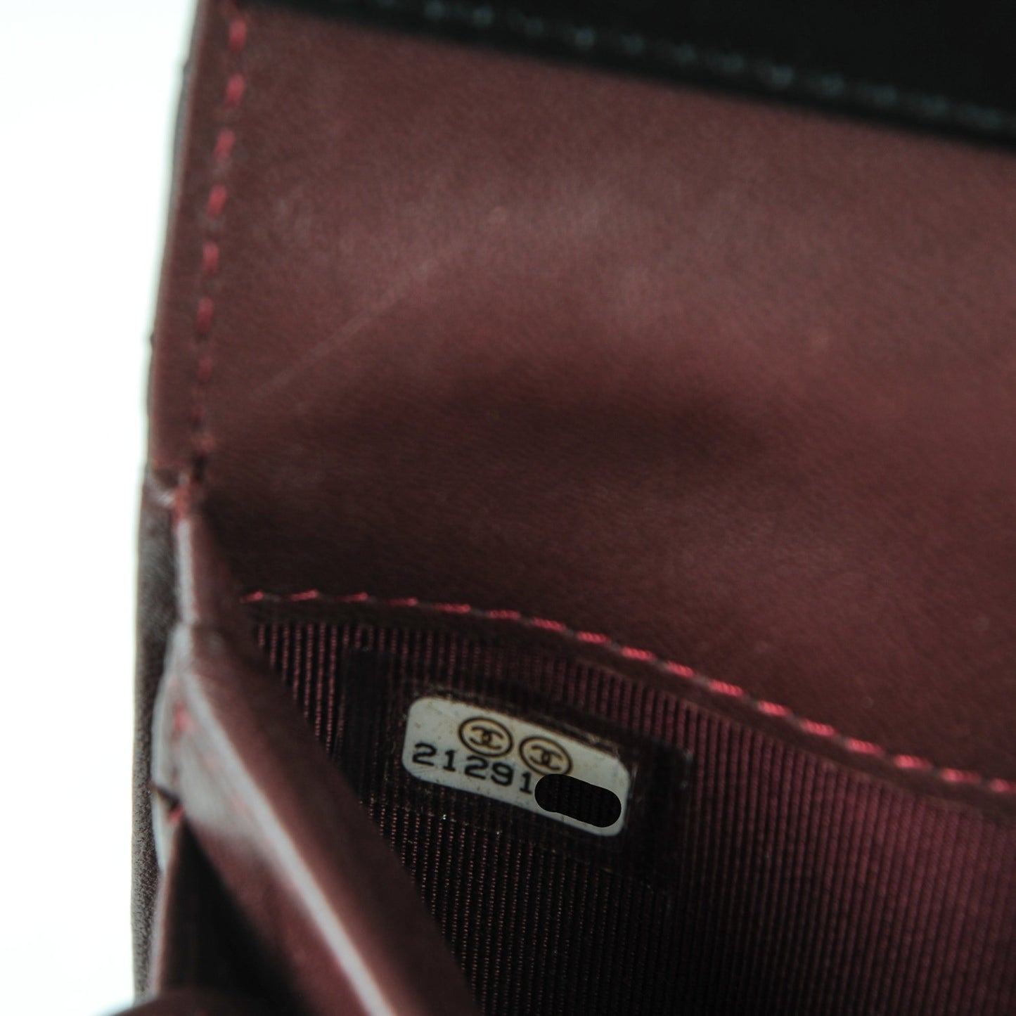 Lambskin Quilted Large Flap Wallet Black