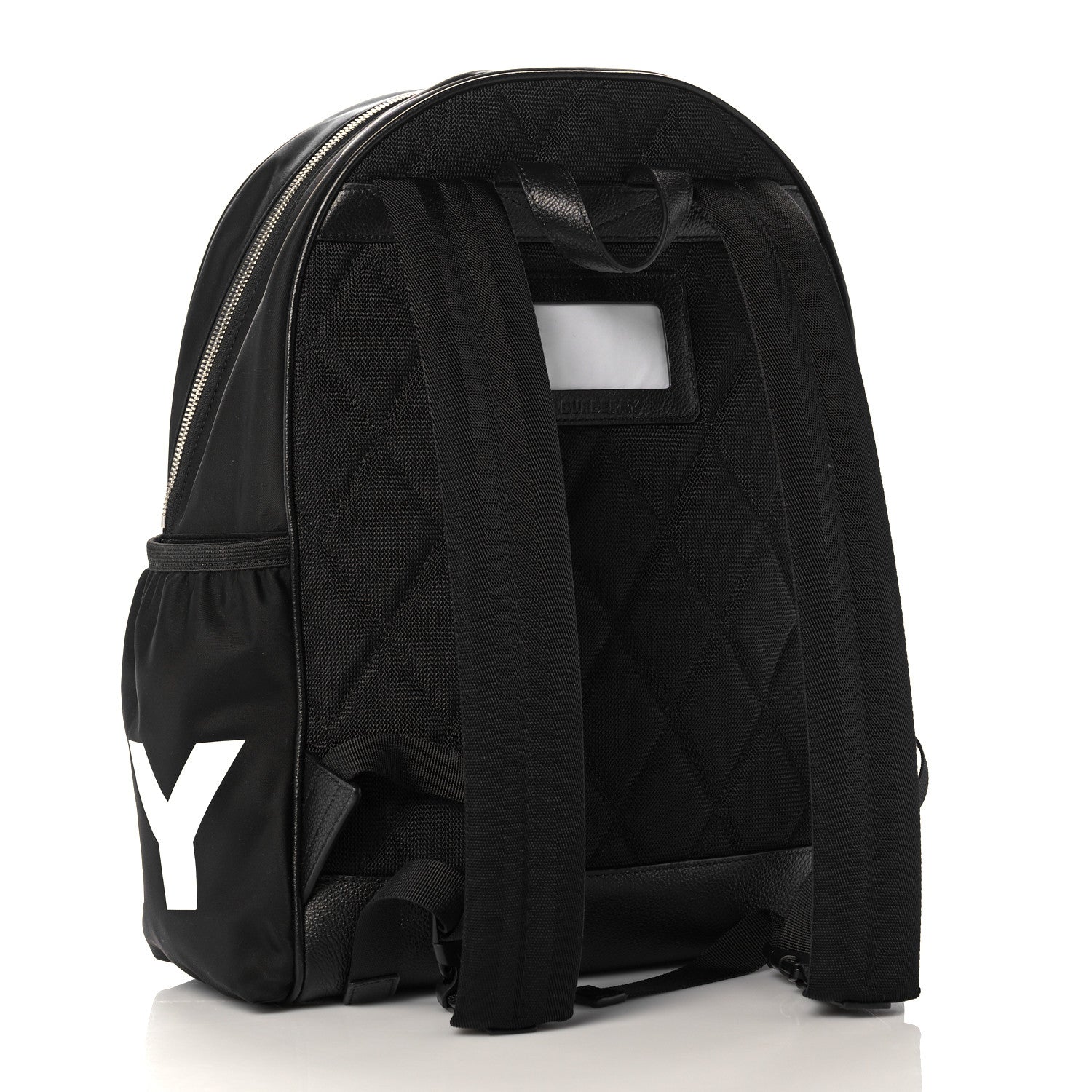 Burberry Nylon Logo Print Backpack Black 2 of 9