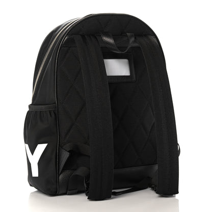 Burberry Nylon Logo Print Backpack Black 2 of 9