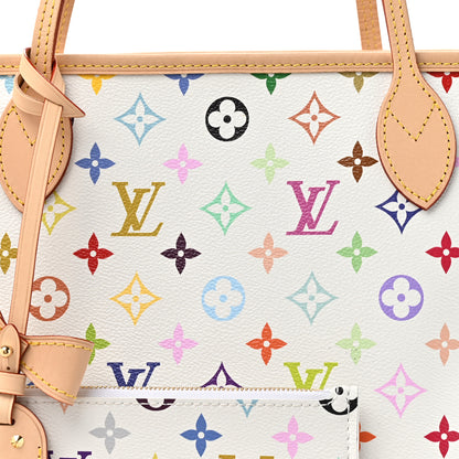 Louis Vuitton LV X TM Monogram Multicolor Neverfull MM White 8 of 10