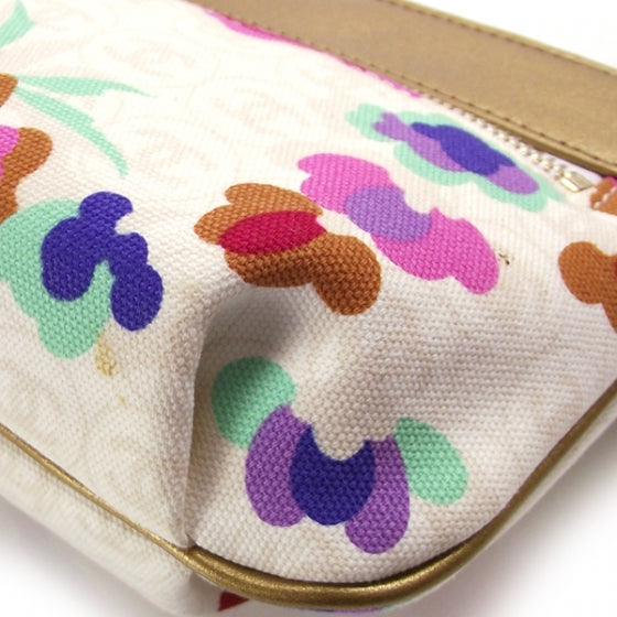 Chanel CC Logo CLUTCH Wristlet Floral 6 of 11