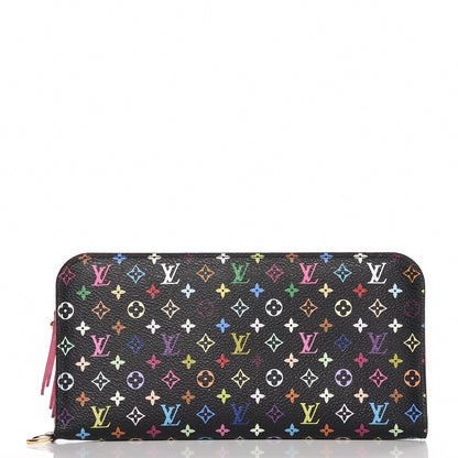 Louis Vuitton Monogram Multicolor Insolite Wallet Black Grenade 1 of 8