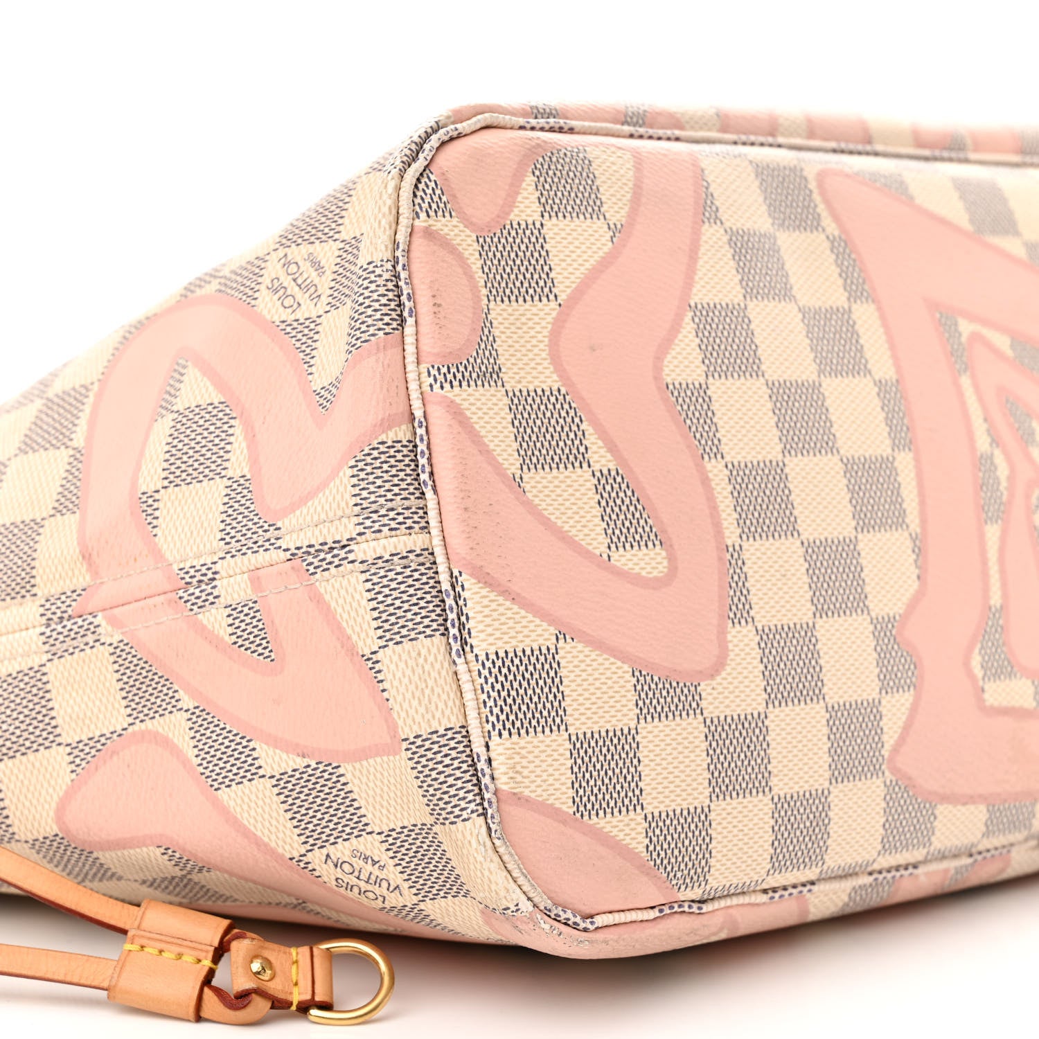 Louis Vuitton Damier Azur Tahitienne Neverfull MM 8 of 20