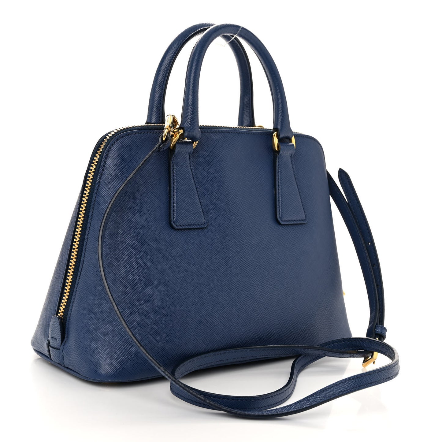Saffiano Lux Small Promenade Tote Bluette