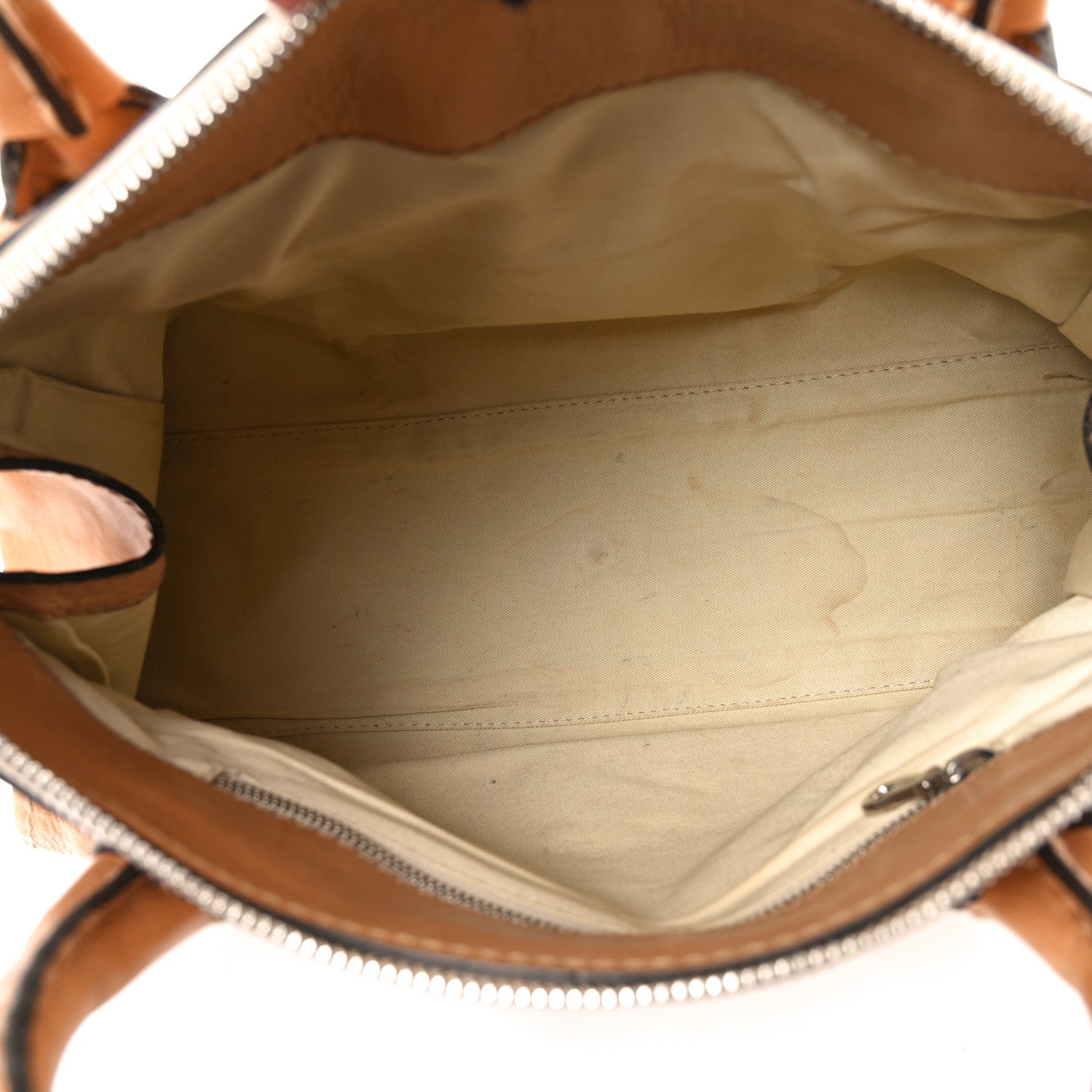 Chloe Calfskin Edith Satchel Beige 5 of 10