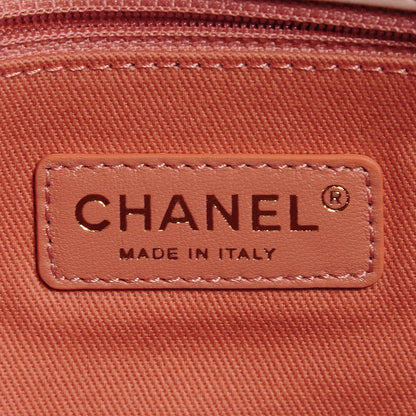 Chanel Calfskin Triple Stitched Medium Flap Pink 7 of 8