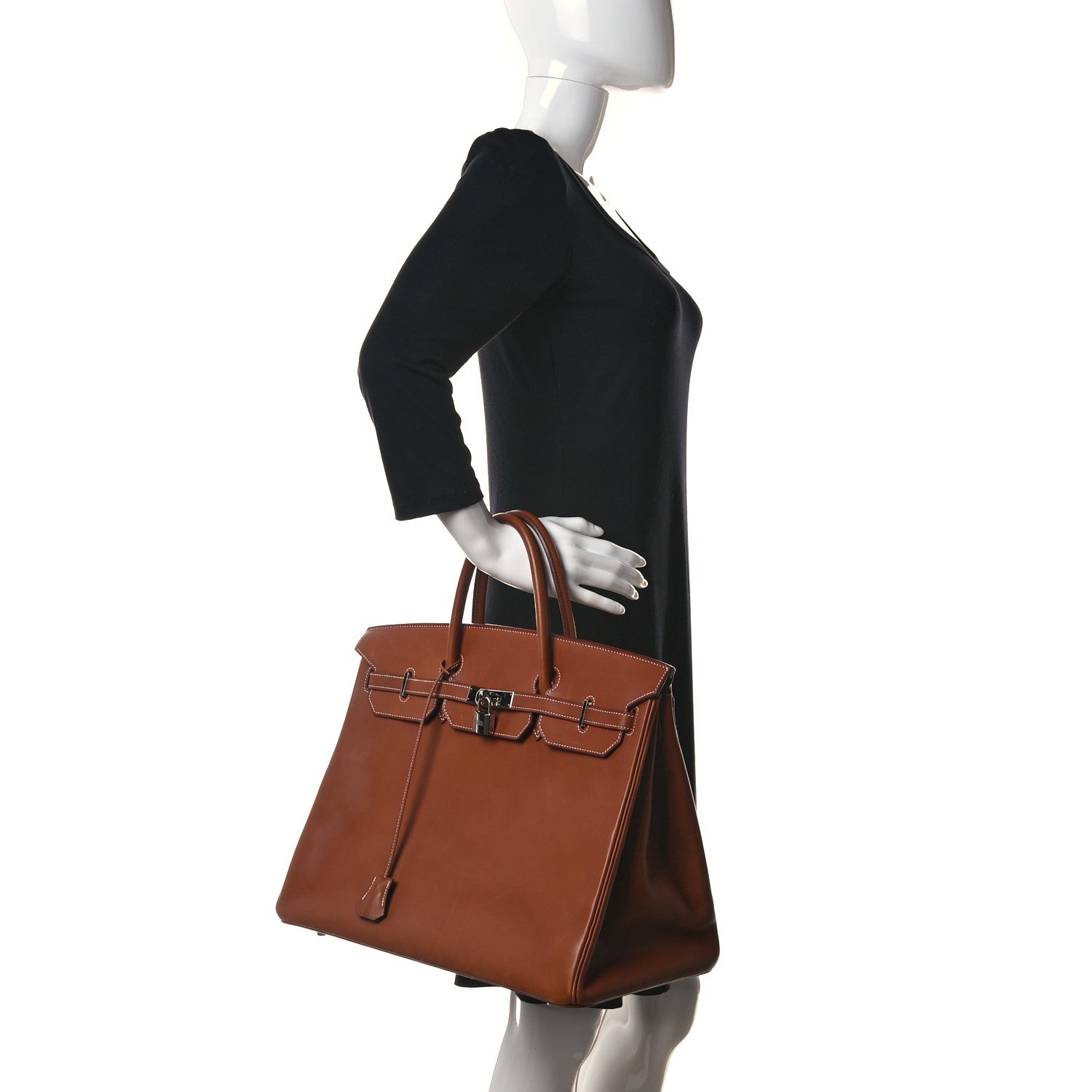 Hermes Natural Barenia Birkin 40 Fauve 3 of 51