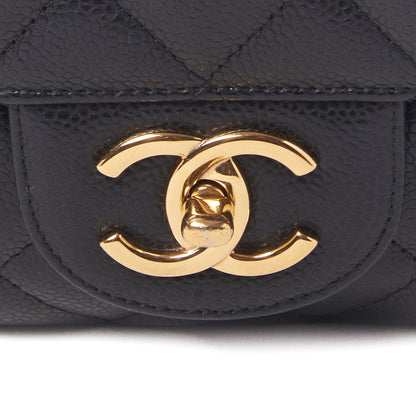 Chanel Caviar Quilted Maxi Double Flap Black 8 of 10