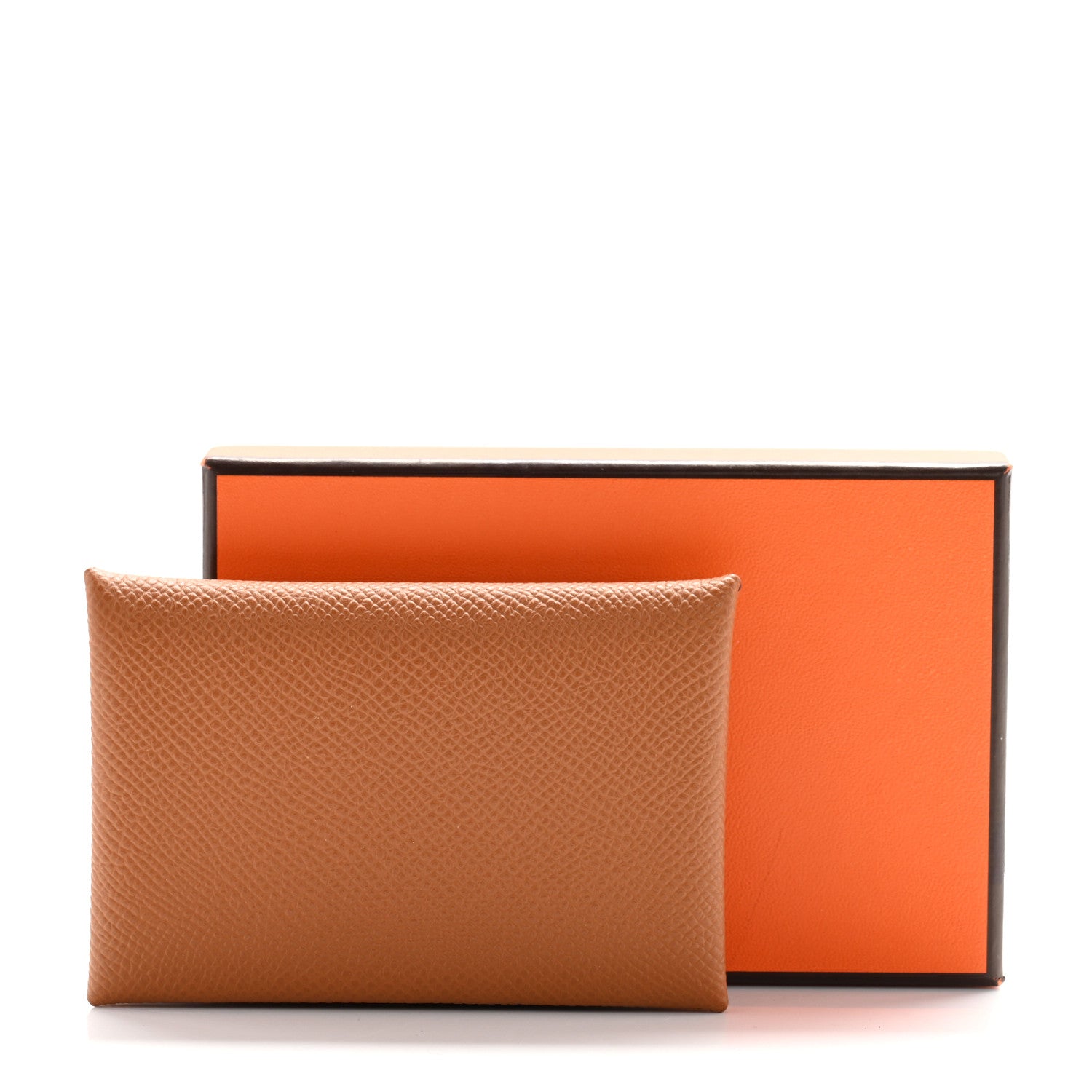 Hermes Epsom Calvi Card Case Gold 8 of 8