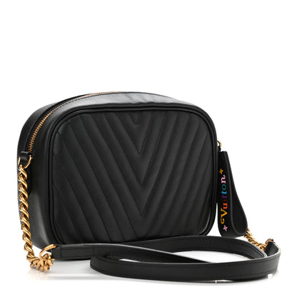 Louis Vuitton Calfskin New Wave Camera Bag Black 3 of 10