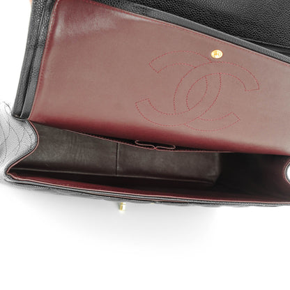 Chanel Caviar Quilted Maxi Double Flap Black 5 of 7