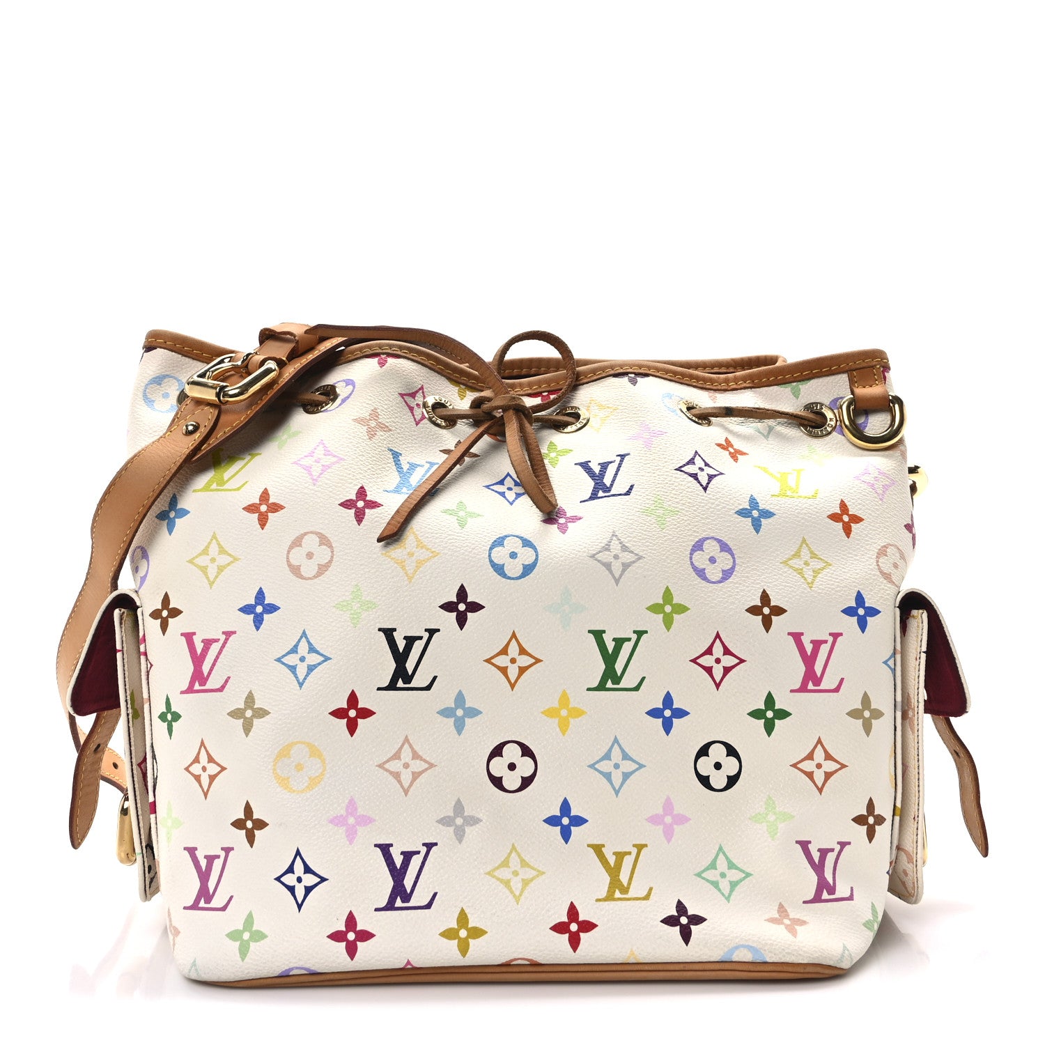 Louis Vuitton Monogram Multicolor Petit Noe White 1 of 9