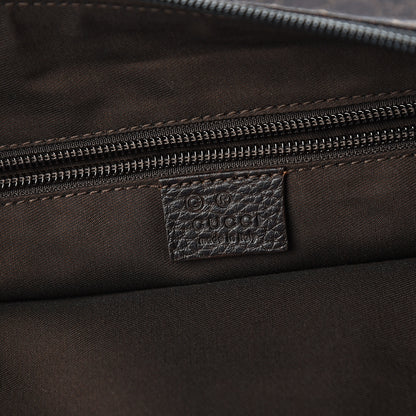 Gucci Denim Monogram Messenger Bag Dark Brown 5 of 9