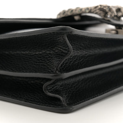 Gucci Pebbled Calfskin Small Dionysus Shoulder Bag Black 10 of 11