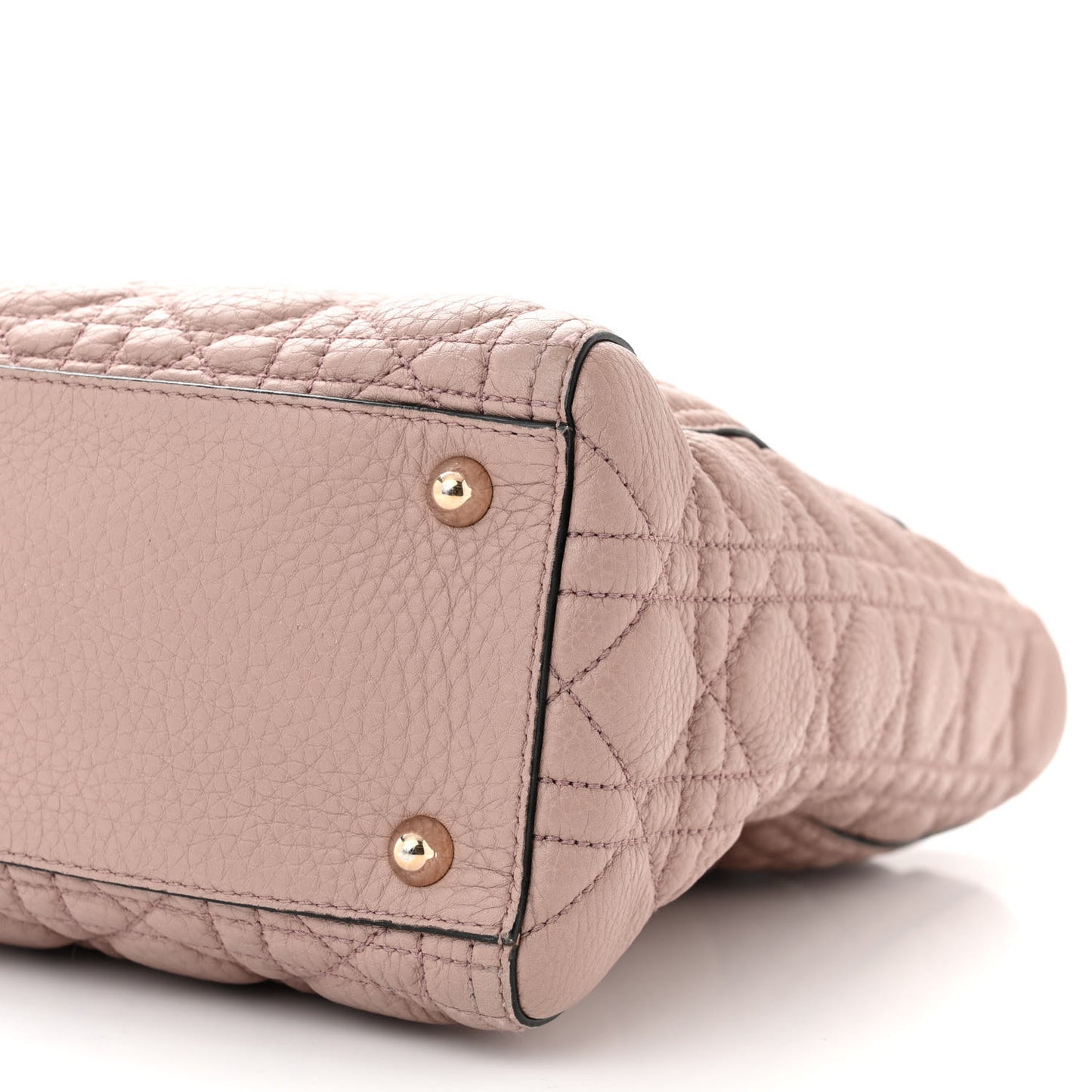 Grained Calfskin Cannage Large Lady Dior Light Pink