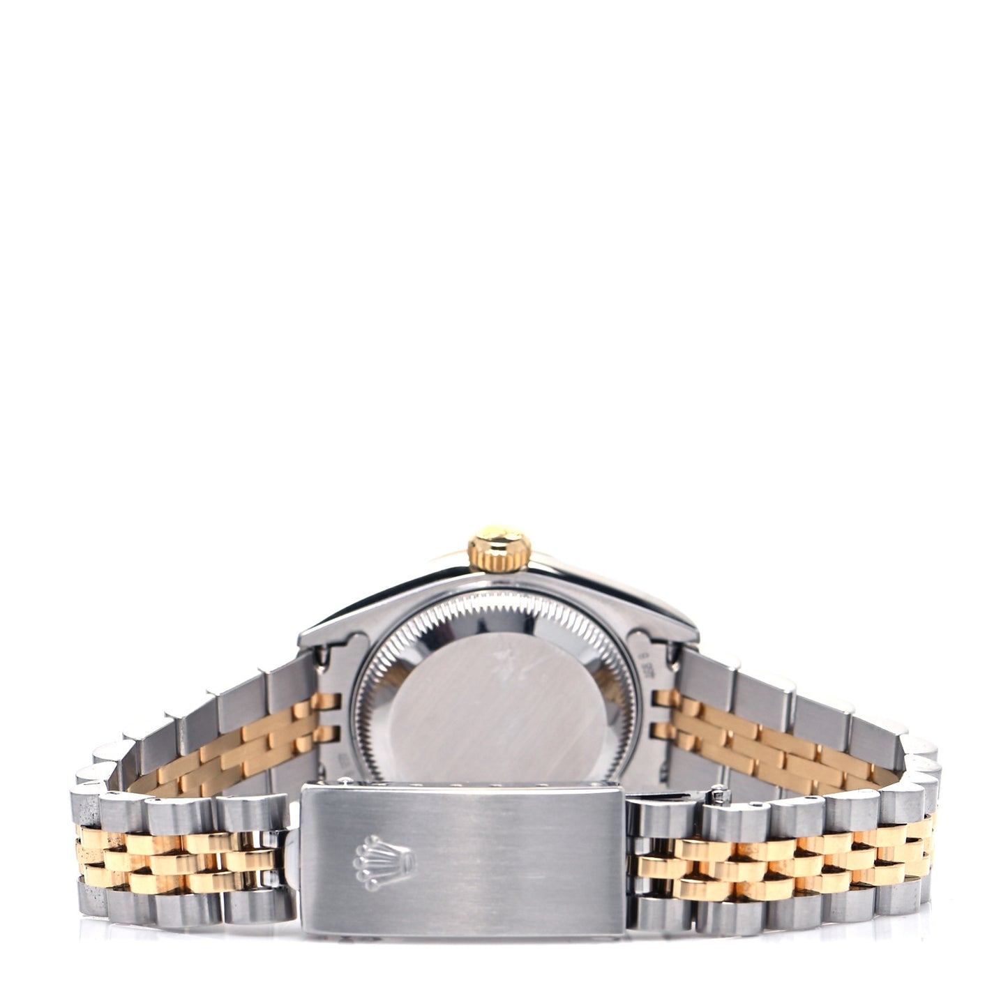 Stainless Steel 18K Yellow Gold Diamond 26mm Oyster Perpetual Datejust Watch Champagne 79173