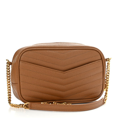 Saint Laurent Grain De Poudre Matelasse Monogram Mini Lou Camera Bag Dune 3 of 11