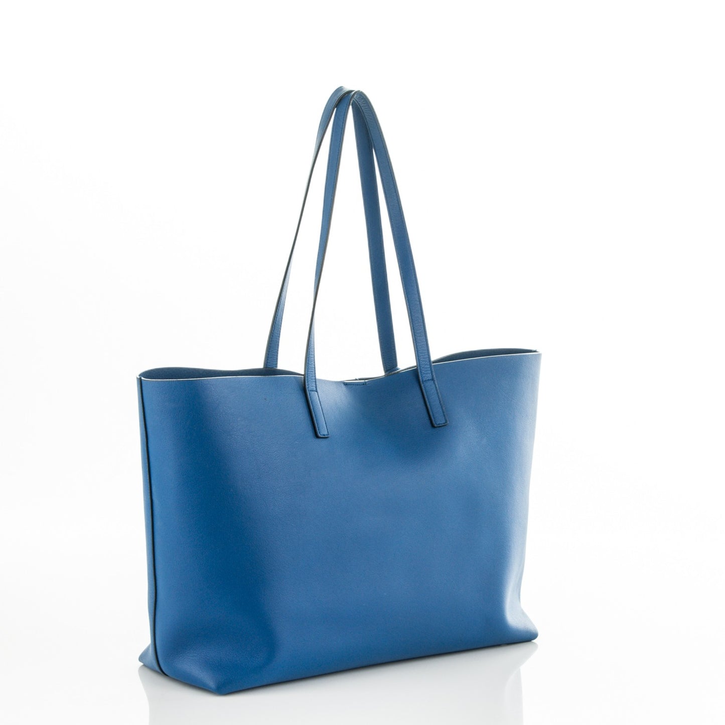 Calfskin Large Shopping Tote Ultramarine