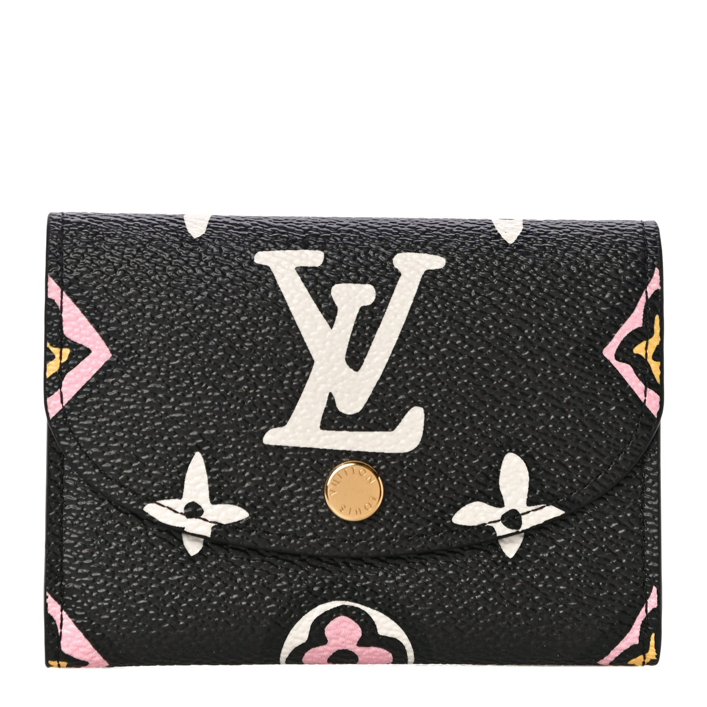 Monogram Giant Wild At Heart Rosalie Coin Purse Black