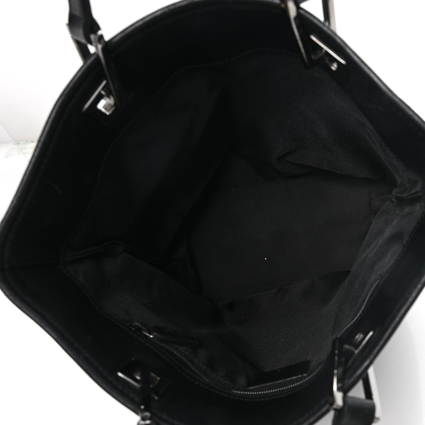 Monogram Small Bucket Tote Black