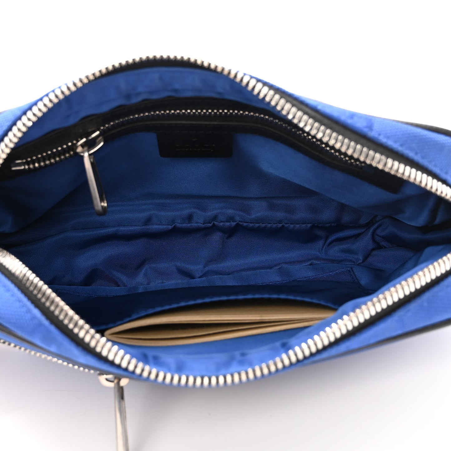 Econyl Nylon Monogram Off The Grid Belt Bag Guilted Blue Black