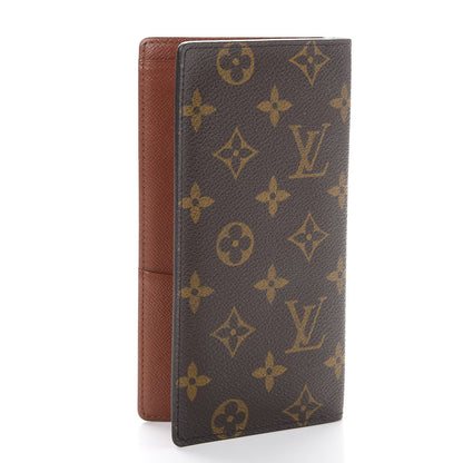 Louis Vuitton Monogram Porte Valeurs Checkbook Wallet 3 of 8