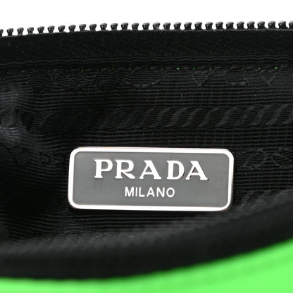 Prada Tessuto Nylon Saffiano Wristlet Green Fluo 6 of 8