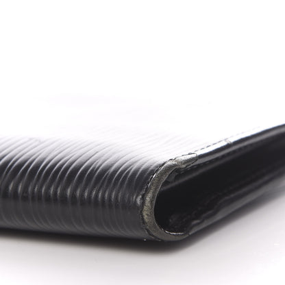 Louis Vuitton Epi Brazza Wallet Black 8 of 10