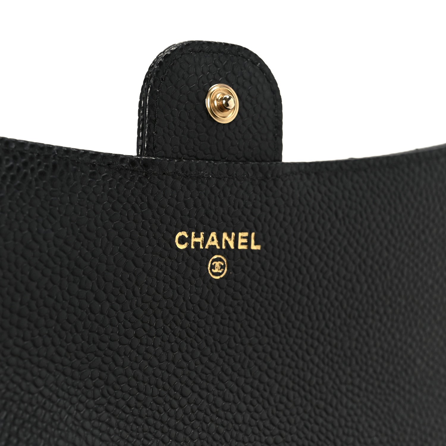 Chanel Caviar Quilted Large Gusset Flap Wallet Black 6 of 10