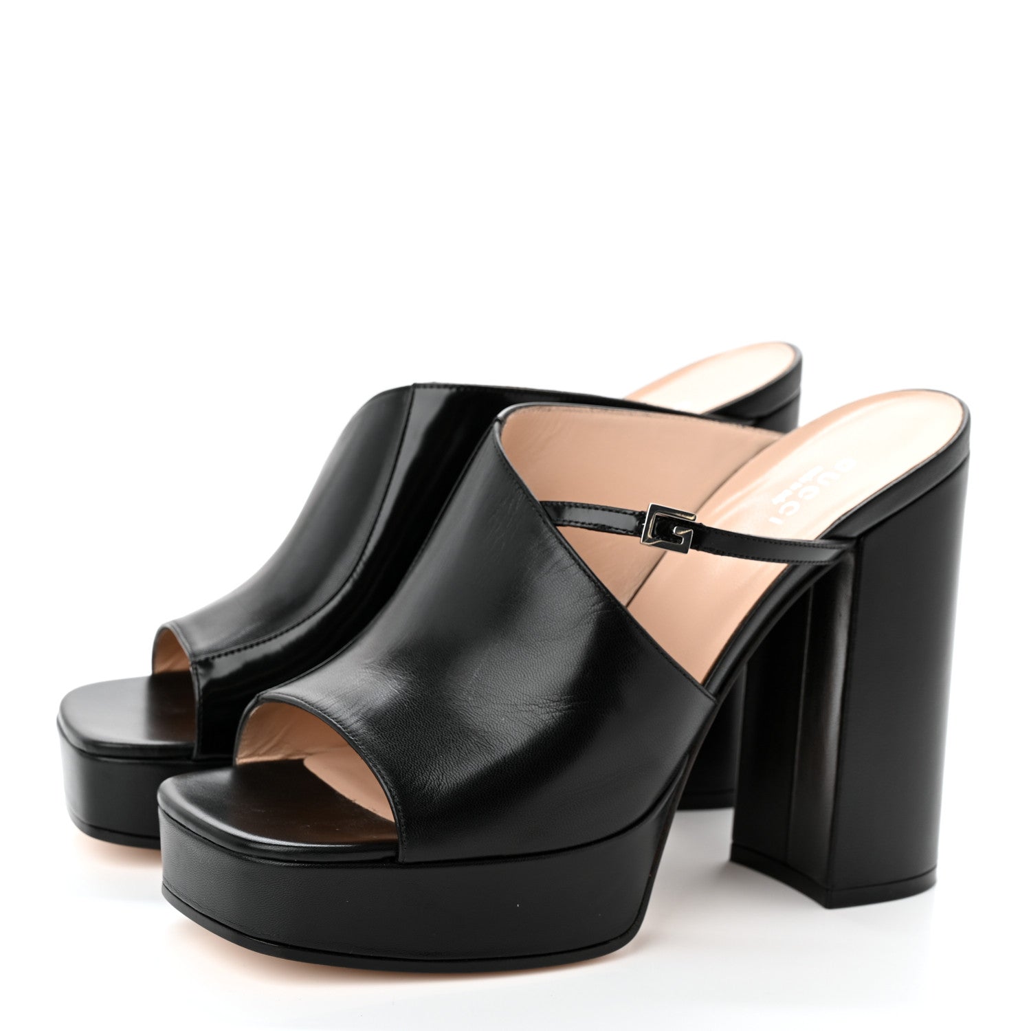 Gucci Kid Tiarah Platform Sandals 39 Black 3 of 8