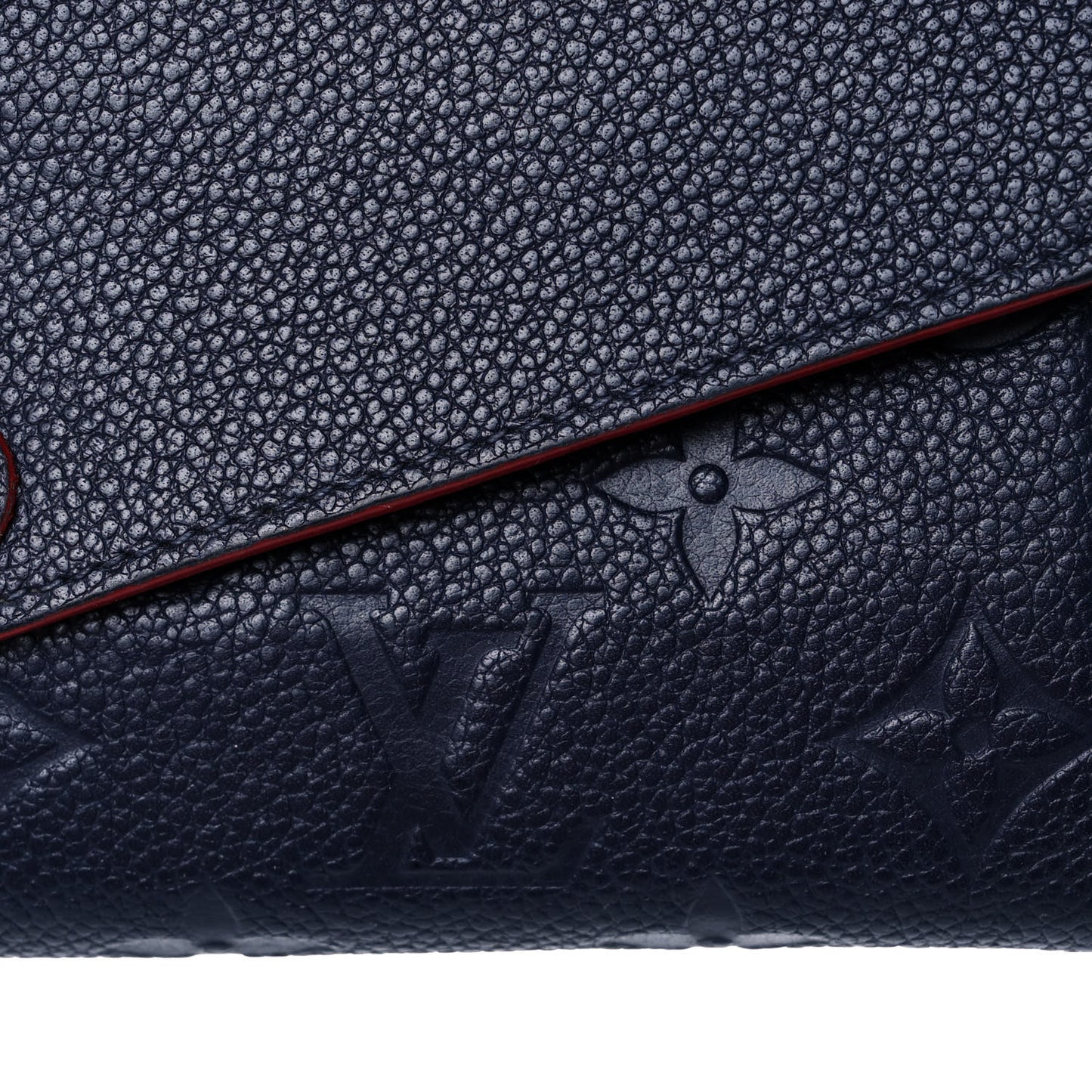 Empreinte Sarah Wallet NM Marine Rouge