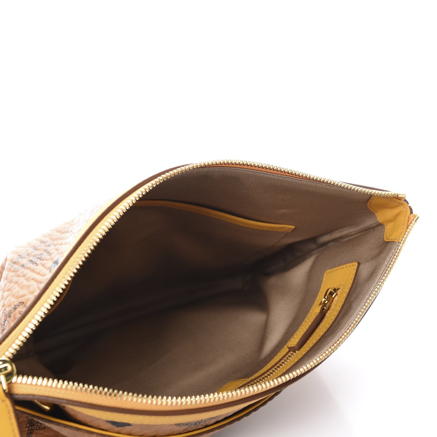 Visetos Crossbody Pouch Cognac Yellow