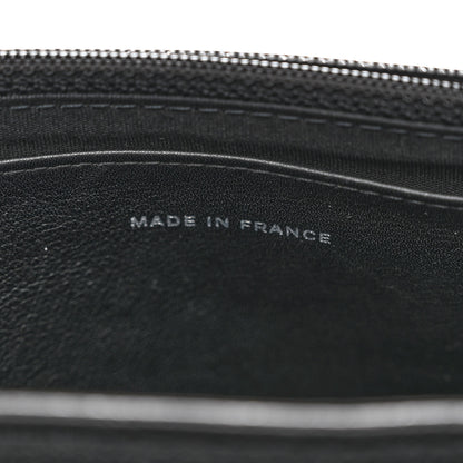 Chanel Caviar Half Moon Wallet On Chain WOC Black 7 of 11