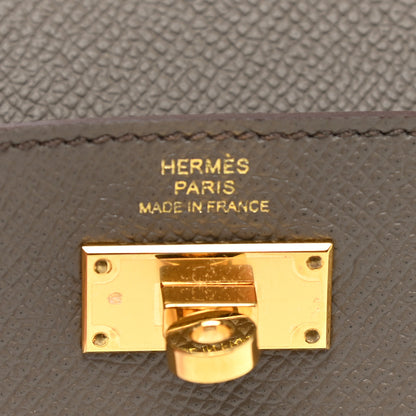 Hermes Epsom Kelly Pocket Compact Wallet Etain 6 of 7