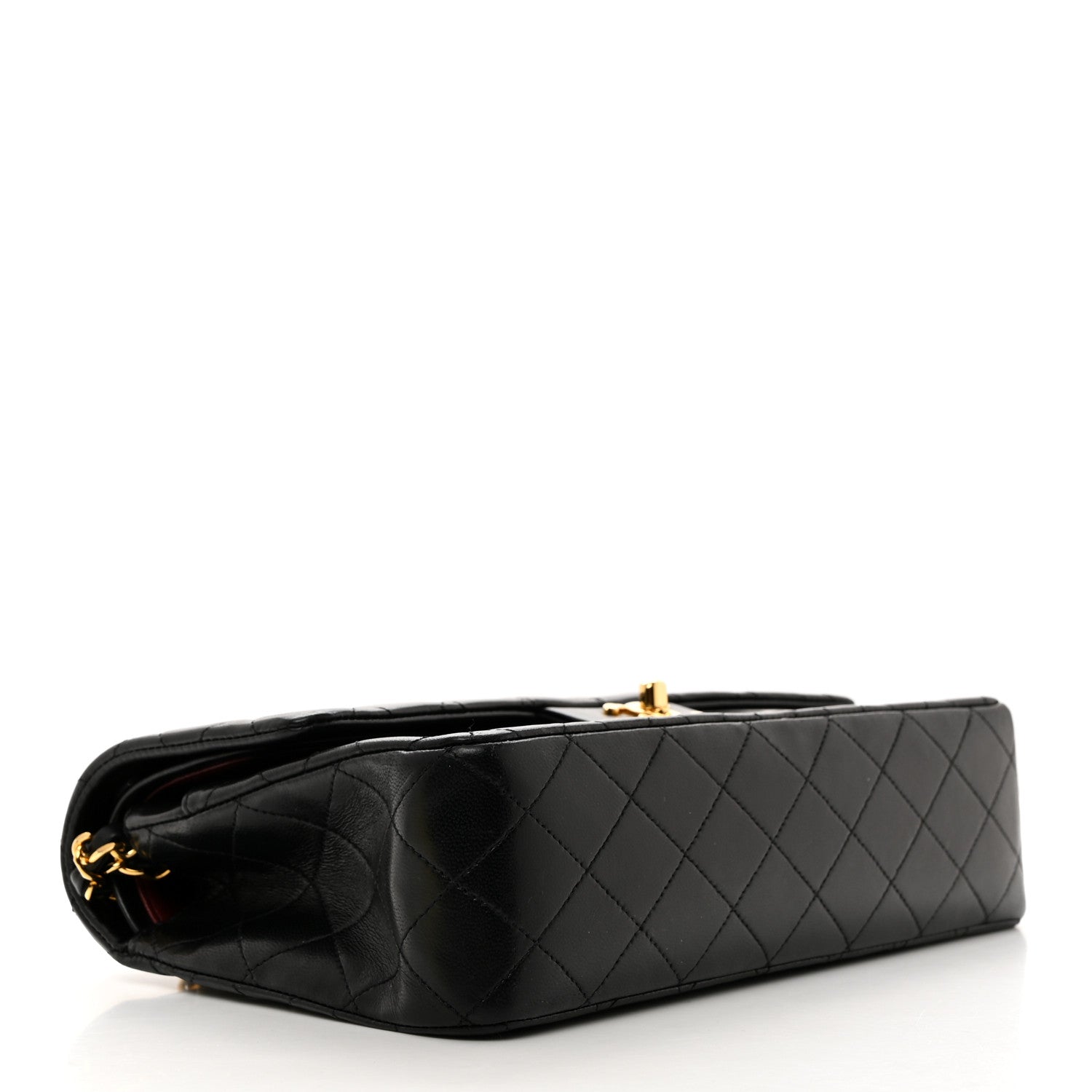 Chanel Lambskin Quilted Medium Double Flap Black 4 of 10