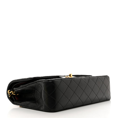 Chanel Lambskin Quilted Medium Double Flap Black 4 of 10