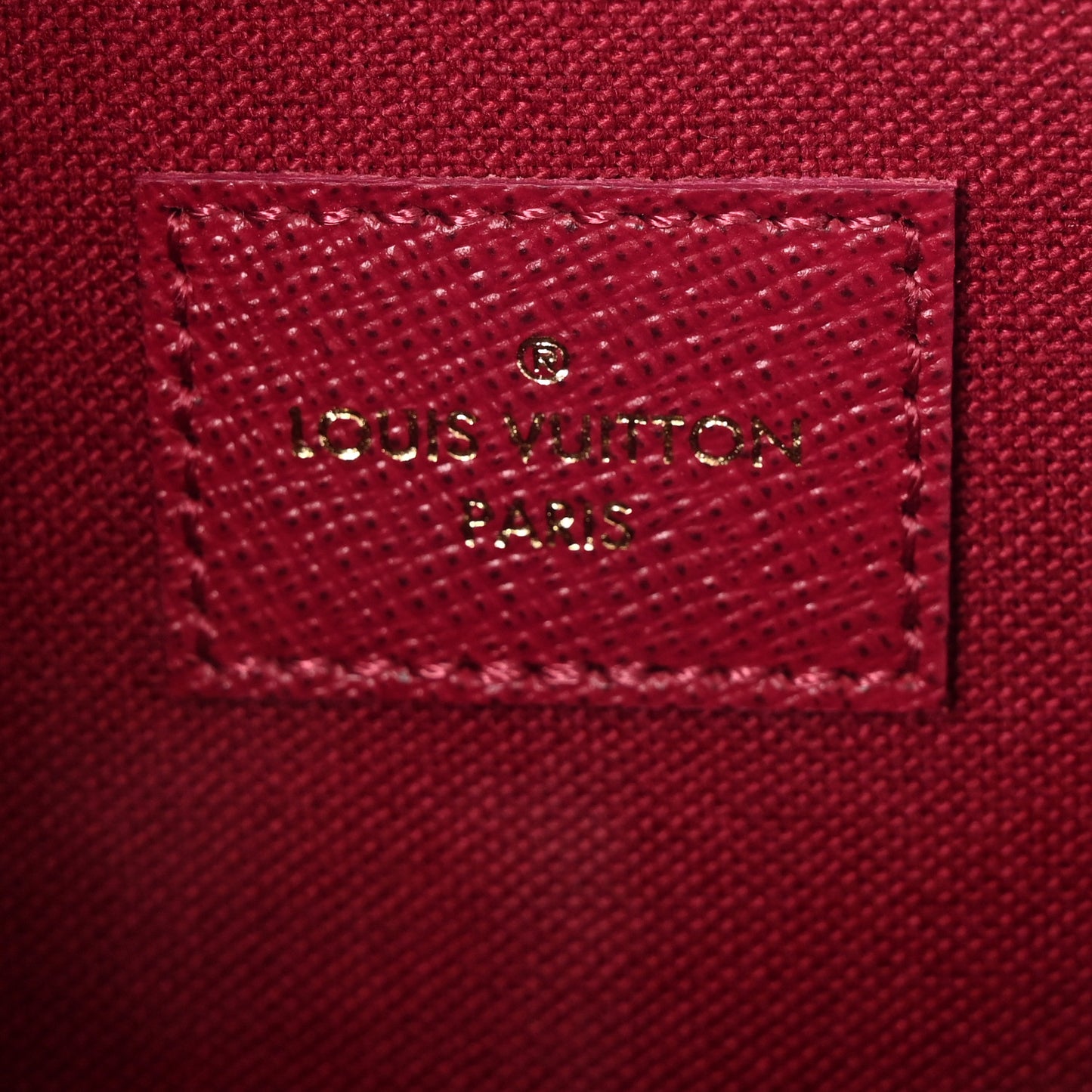 Monogram Pochette Felicie Chain Wallet Fuchsia