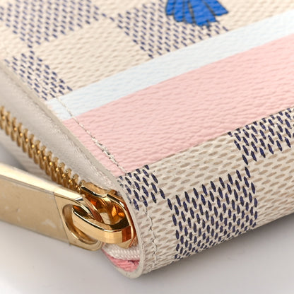 Louis Vuitton Damier Azur 2018 Christmas Animation Zippy Wallet 7 of 8