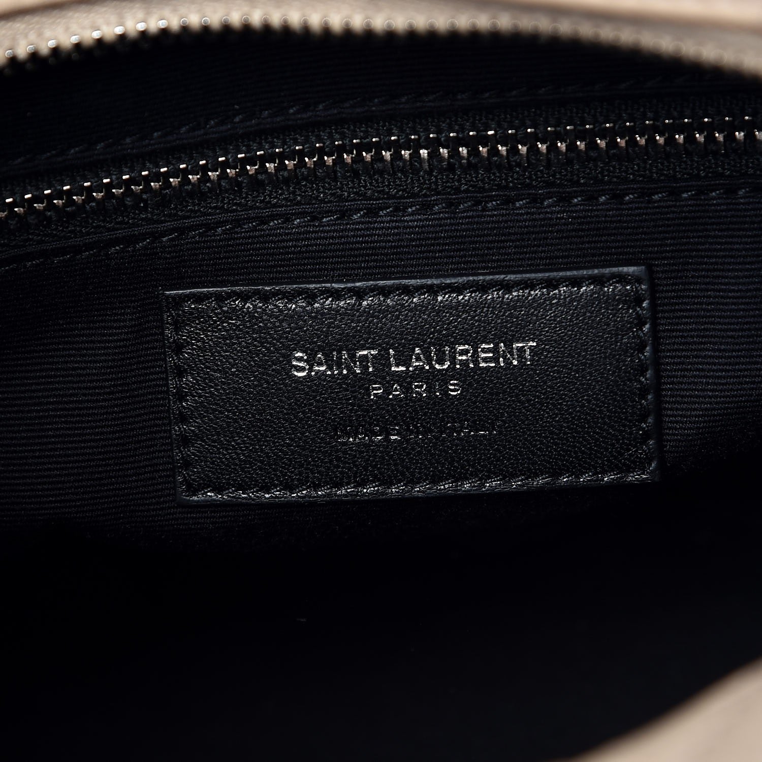 Saint Laurent Calfskin Y Quilted Monogram Small Loulou Bowling Bag Nude Powder 4 of 5