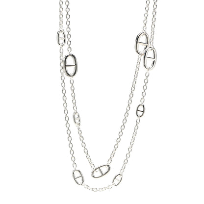 Hermes Sterling Silver Farandole Necklace 120 1 of 5