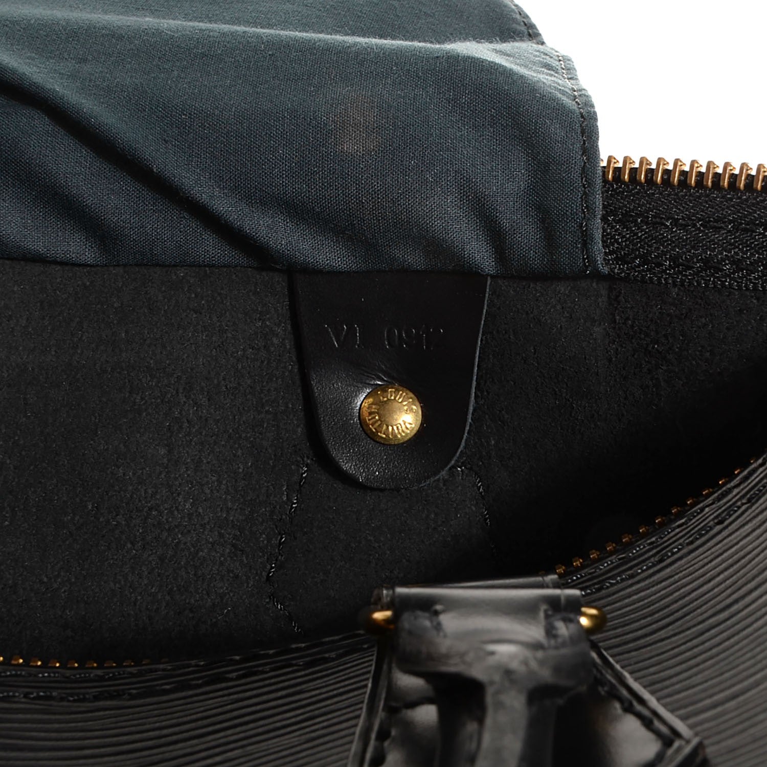 Louis Vuitton Epi Speedy 30 Black 6 of 7
