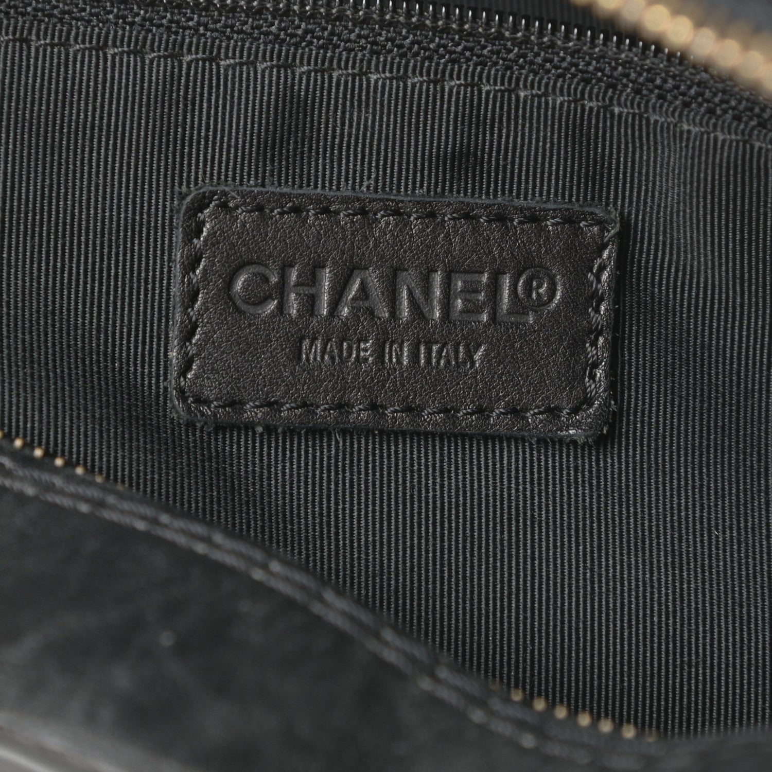 Chanel Calfskin Contrast Stitch Surpique Bowler Black 6 of 18
