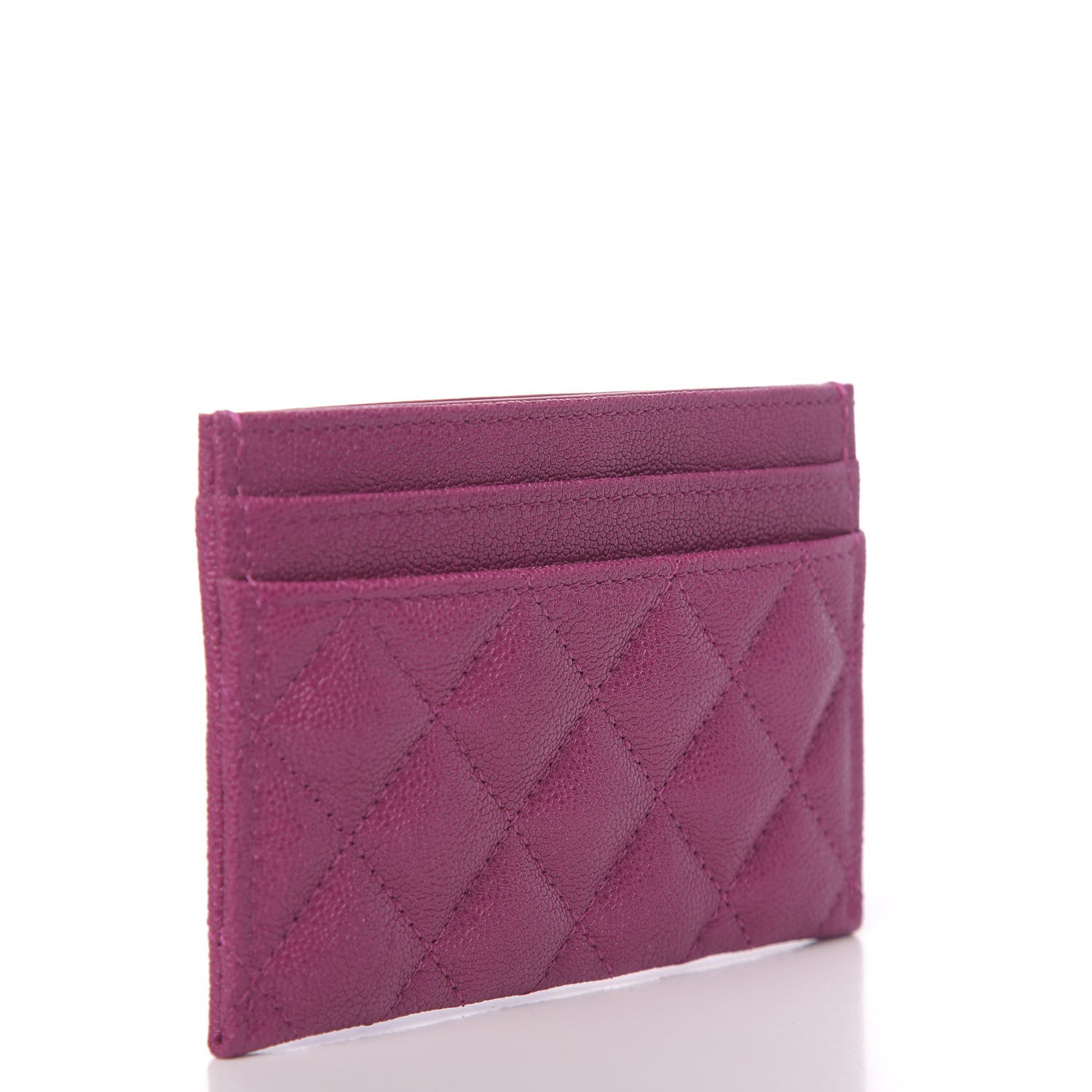 Chanel Caviar Quilted Boy Card Holder Fuchsia 4 of 9