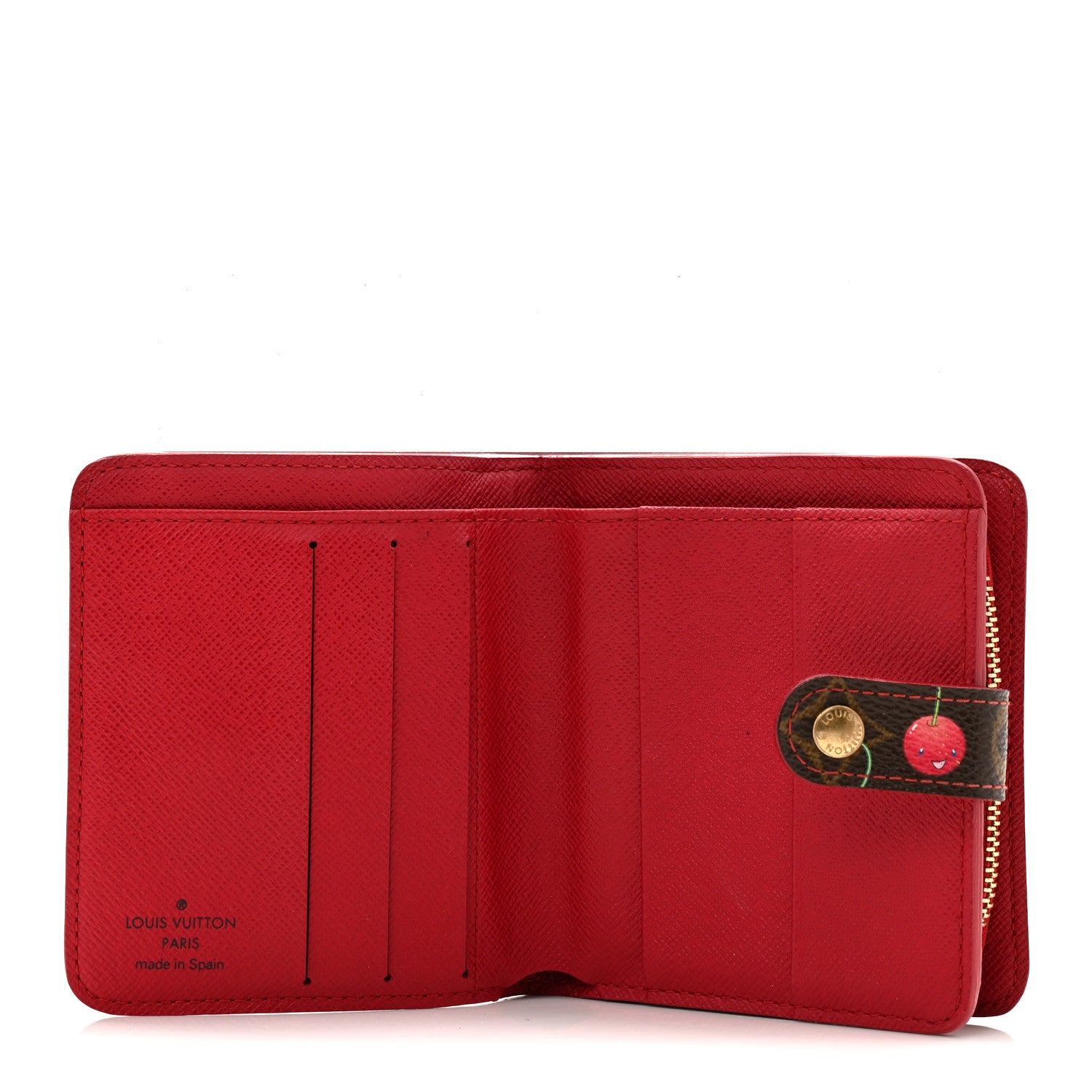 Louis Vuitton Monogram Cerises Compact Zippe Wallet 5 of 7