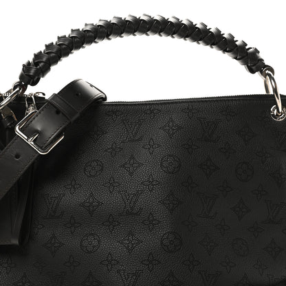 Louis Vuitton Mahina Beaubourg Hobo MM Black 7 of 9