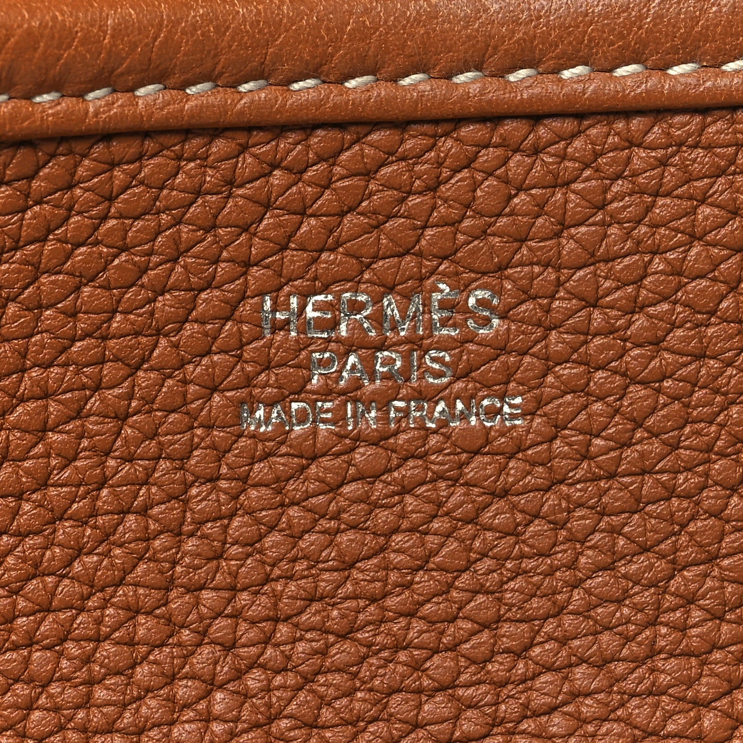 Hermes Taurillon Clemence Evelyne III PM Gold 6 of 11