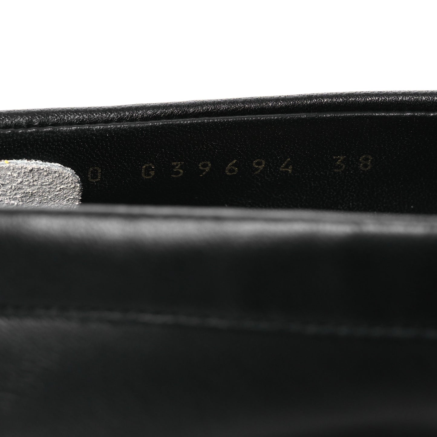 Lambskin Pearl Crystal Quilted CC Loafers 38 Black