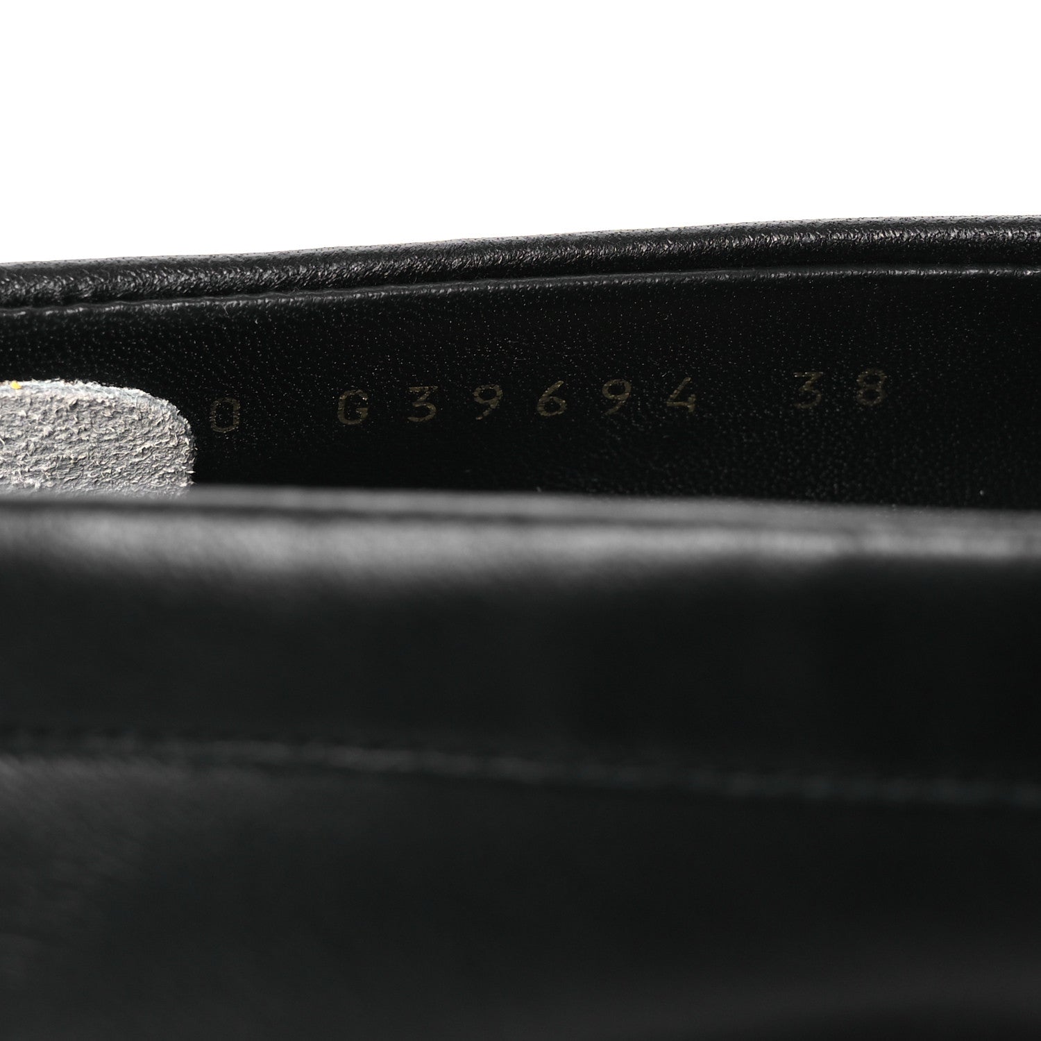 Chanel Lambskin Pearl Crystal Quilted CC Loafers 38 Black 9 of 17