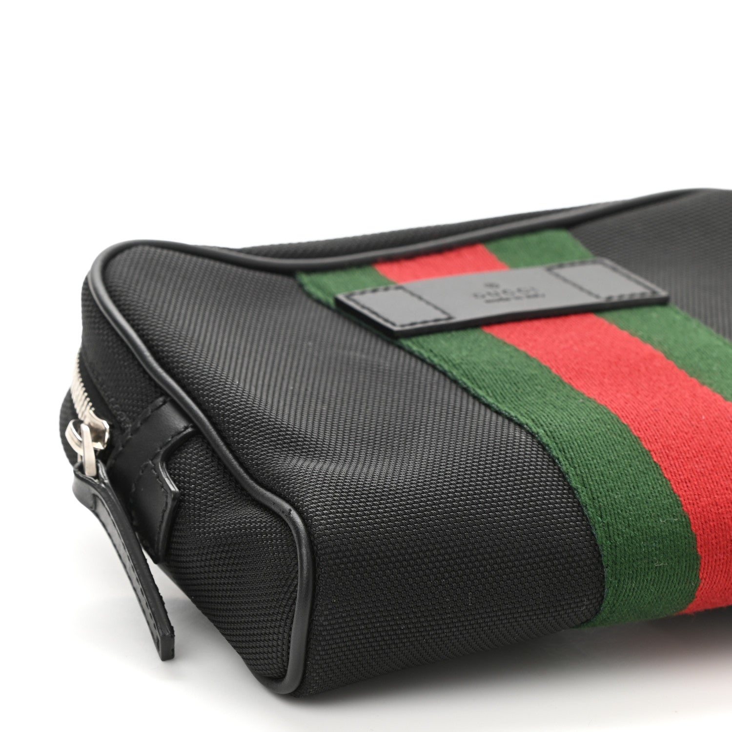 Gucci Canvas Web Slim Belt Bag Black 9 of 10