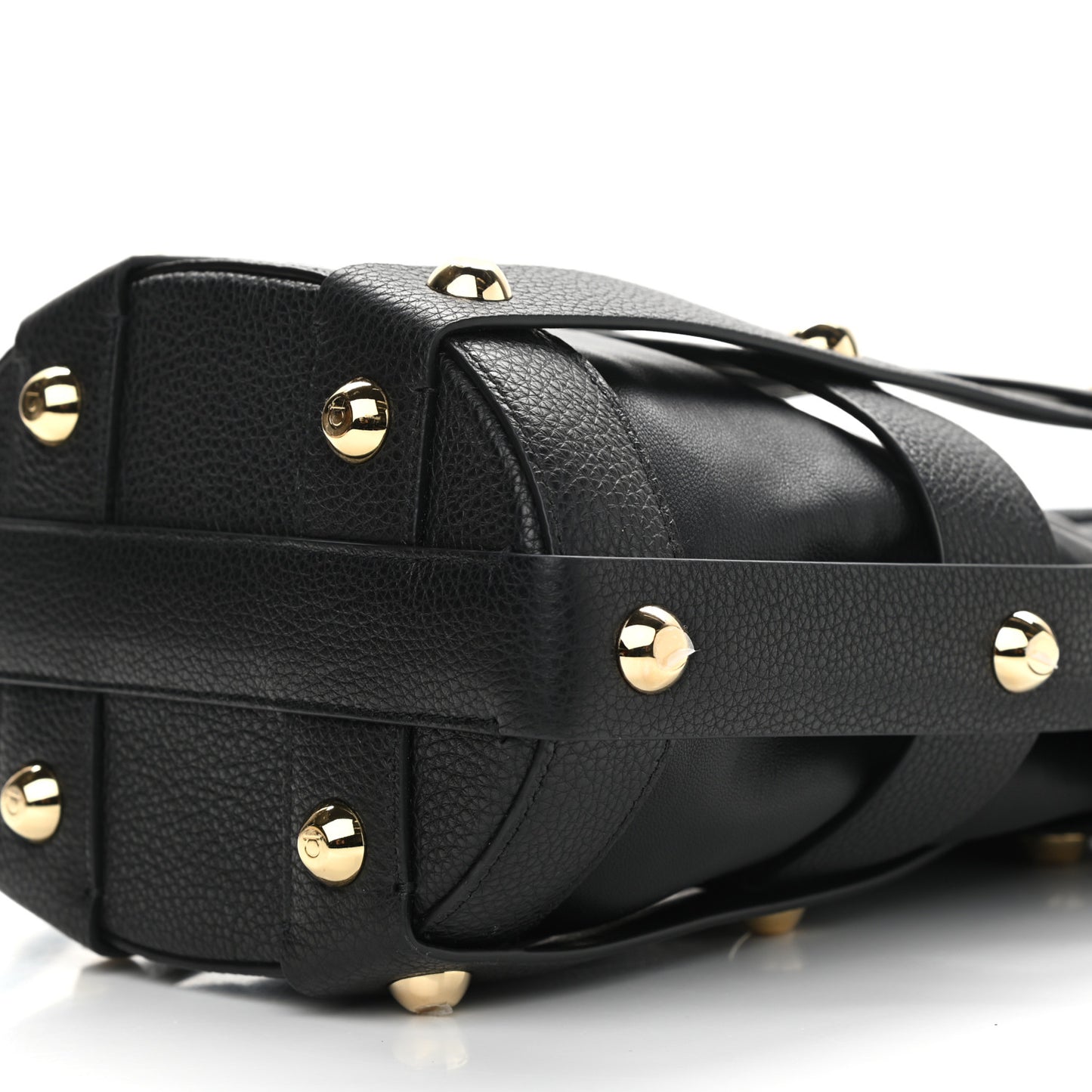 Calfskin Cage Bag Black